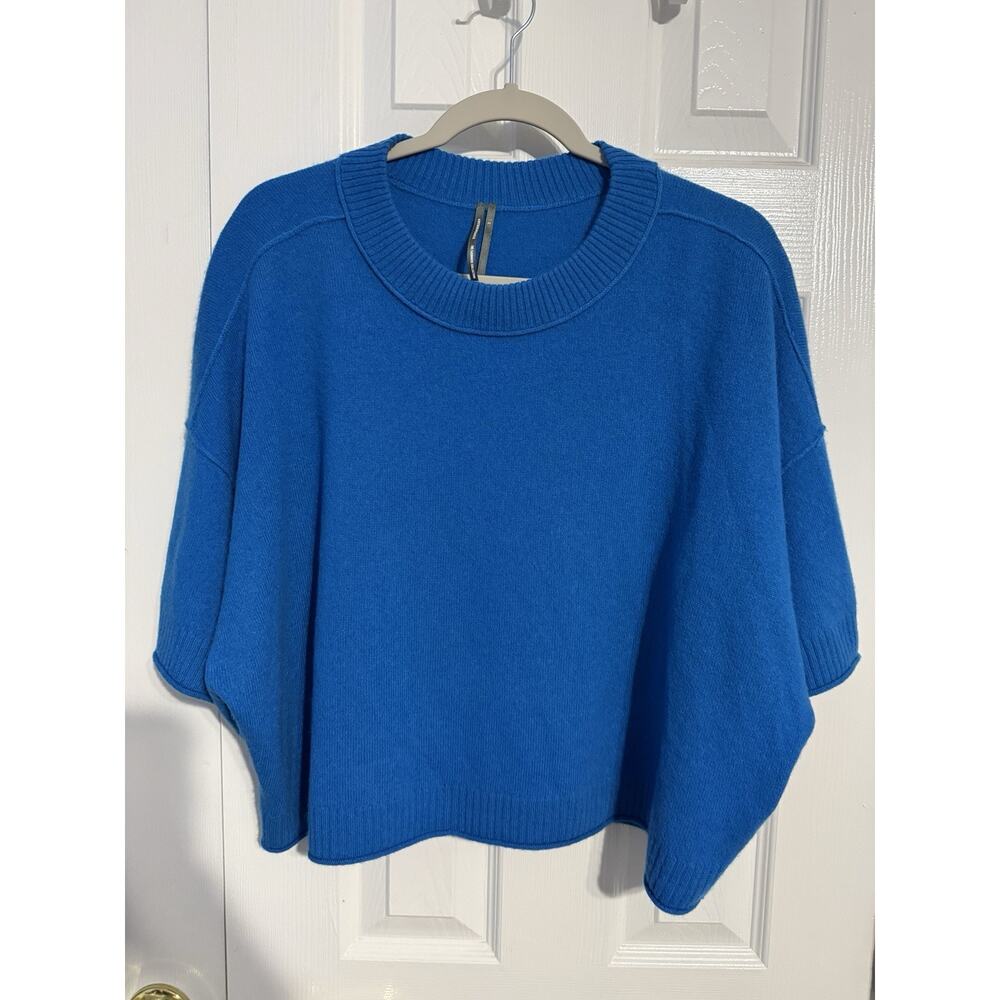 Anthropologie Goldie Cashmere Sweater L Blue